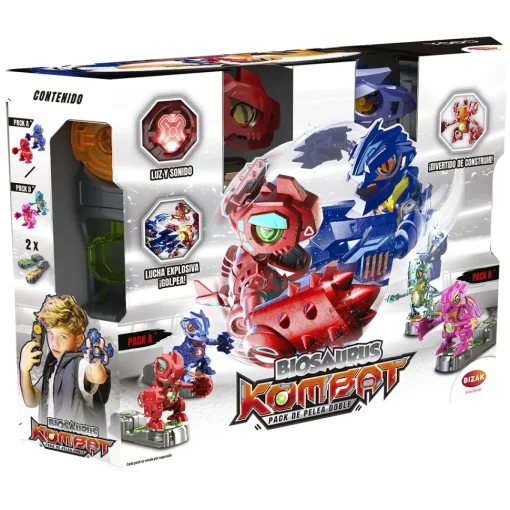 Bizak Pack De Pelea Biosaurus Kombat* Muñecos Articulados