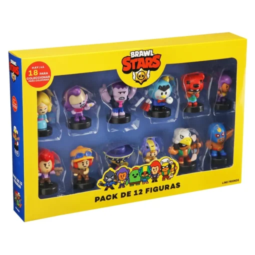 Bizak Pack Deluxe 12 Figuras Coleccionables De Juguete De Personajes Del Videojuego Brawl Stars* Muñecos Articulados