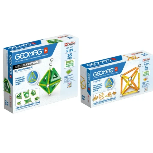 Geomag Pack Geomac Green 35 + Green 24* Puzzles Y Construcciones