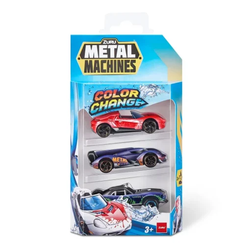 Metal Machines Pack Surtido 3 Vehiculos Color Change * Coches, Circuitos Y Radiocontrol