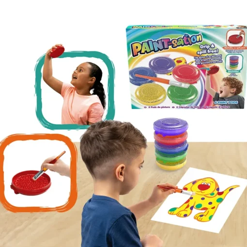 Goliath Games Paint-Sation 5 Colores* Juegos Educativos