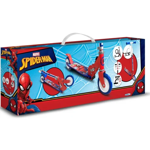 Stamp Patinete Plegable Spiderman Marvel* Juguetes Al Aire Libre
