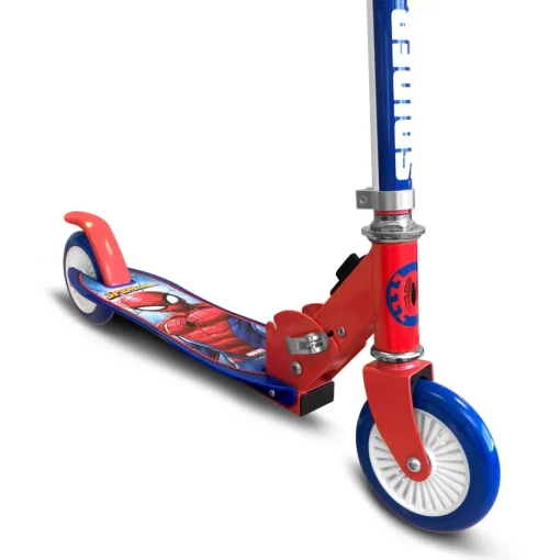 Stamp Patinete Plegable Spiderman Marvel* Juguetes Al Aire Libre