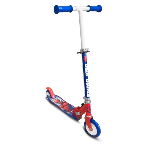 Stamp Patinete Plegable Spiderman Marvel* Juguetes Al Aire Libre