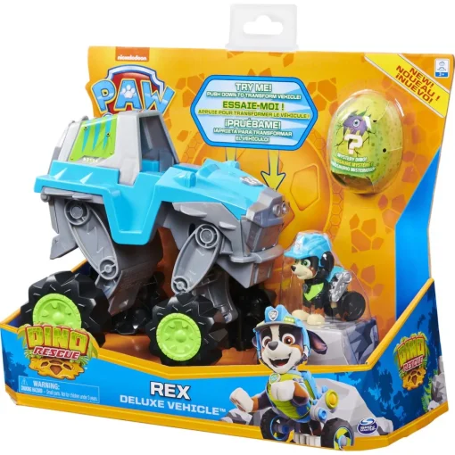 Spin Master Paw Patrol Vehiculo Dino Rex Deluxe* Preescolar