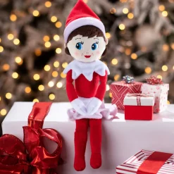 Cefa Toys Peluche Elfo Nina "Plushee Pal" The Elf On The Self * Munecas Y Peluches