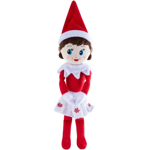 Cefa Toys Peluche Elfo Nina "Plushee Pal" The Elf On The Self * Munecas Y Peluches