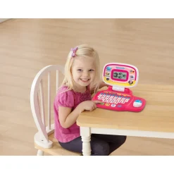 VTech Pequeordenador Rosa, Ordenador Portatil Infantil Con Raton Direccional, Educativo* Juegos Educativos