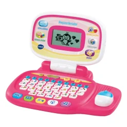 VTech Pequeordenador Rosa, Ordenador Portatil Infantil Con Raton Direccional, Educativo* Juegos Educativos