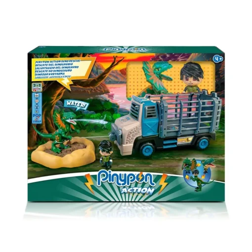 PINYPON ACTION Rescate Del Dinosaurio* Muñecos Articulados