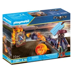 Playmobil Pirata Con Canon Pirates* Muñecos Articulados