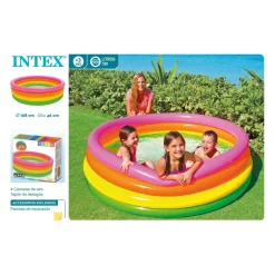 Colorbaby Piscina 4 Aros Sunset* Juguetes Al Aire Libre