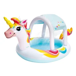 Intex Piscina Con Ducha + Toldo Unicornio* Juguetes Al Aire Libre