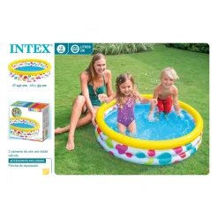 Colorbaby Piscina Hinchable 3 Aros* Juguetes Al Aire Libre