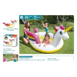 Intex Piscina Spray Unicornio* Juguetes Al Aire Libre