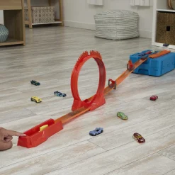 Hot Wheels Pista Acrobacias De Fuego Para Coches De Juguete * Coches, Circuitos Y Radiocontrol