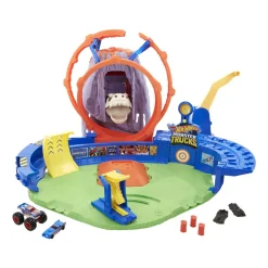 Hot Wheels Pista De Coches De Juguete Monster Trucks Volcan Arena Incluye 1 Vehiculo Monster Trucks Y 1 Die-Cast * Coches, Circuitos Y Radiocontrol