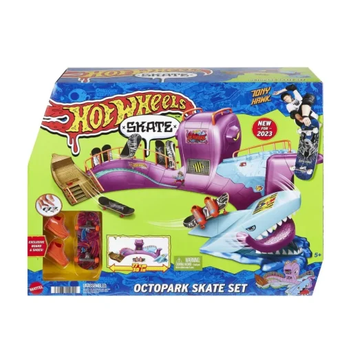 Hot Wheels Pista Para Coches De Juguete Surtidos Set De Juego Skate Parque Pulpo * Coches, Circuitos Y Radiocontrol