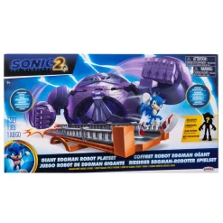 Jakks Pacific Playset Robot Gigante De Eggmancon Figura Sonic Exclusiva Sonic 2* Muñecos Articulados