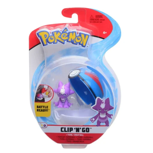 Bizak Pokeball Clip N Go Pokemon * Muñecos Articulados