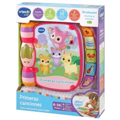 VTech Primeras Canciones Libro Interactivo Para Bebes Rosa Baby* Preescolar
