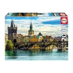 Educa Borrás Puzzle 2000 Piezas Vistas De Praga* Puzzles Y Construcciones