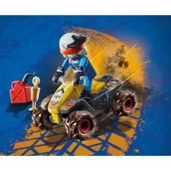 Playmobil Quad De Offroad Con Motor De Friccion City Action* Muñecos Articulados