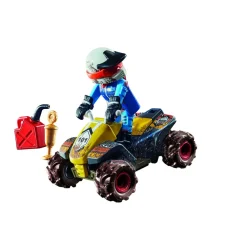 Playmobil Quad De Offroad Con Motor De Friccion City Action* Muñecos Articulados