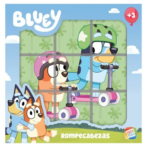 Cefa Toys Rompecabezas 9 Cubosbluey* Preescolar