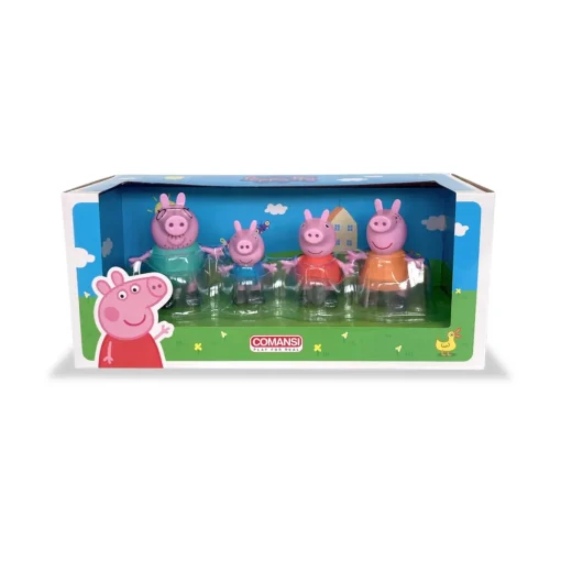 Comansi Set Coleccion Figuras Peppa Pig Family* Muñecos Articulados