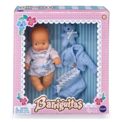 Barriguitas Set De Bebe Con Ropita Azul Famosa* Munecas Y Peluches