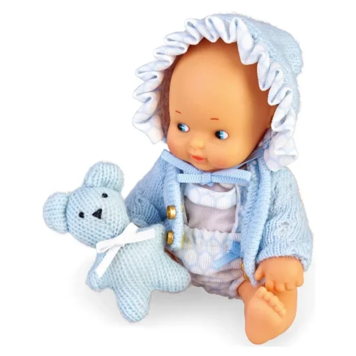 Barriguitas Set De Bebe Con Ropita Azul Famosa* Munecas Y Peluches