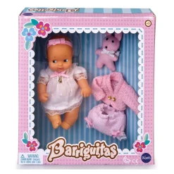 Barriguitas Set De Bebe Con Ropita Rosa Famosa* Munecas Y Peluches