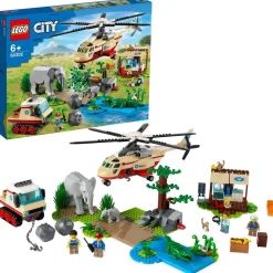 LEGO Set De Construccion De Maquetas Rescate De La Fauna Salvaje: Operacion City Wildlife* Puzzles Y Construcciones