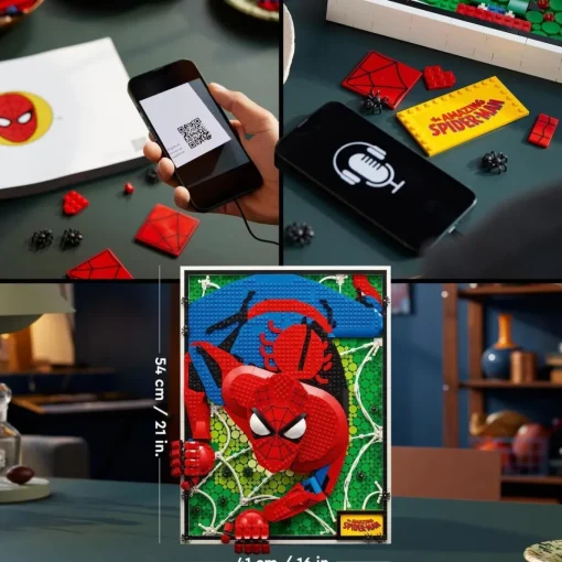 LEGO Set De Construccion El Increible Spider-Man Superheroes Marvel Art* Puzzles Y Construcciones