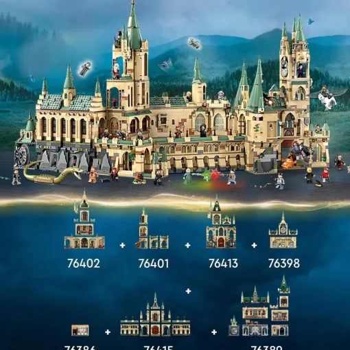 LEGO Set De Construccion La Batalla De Hogwarts Wizarding World Harry Potter* Puzzles Y Construcciones