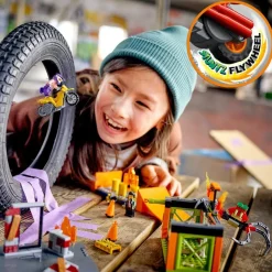 LEGO Set De Construccion Parque Acrobatico Con Moto De Juguete City Stuntz* Puzzles Y Construcciones
