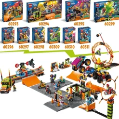 LEGO Set De Construccion Parque Acrobatico Con Moto De Juguete City Stuntz* Puzzles Y Construcciones