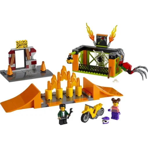 LEGO Set De Construccion Parque Acrobatico Con Moto De Juguete City Stuntz* Puzzles Y Construcciones