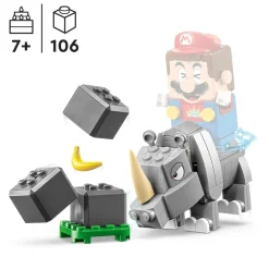 LEGO Set De Construccion Rambi, El Rinoceronte Set De Expansion: Donkey Kong Super Mario* Puzzles Y Construcciones