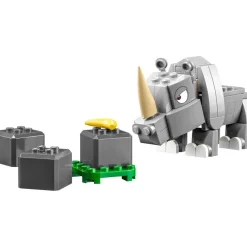 LEGO Set De Construccion Rambi, El Rinoceronte Set De Expansion: Donkey Kong Super Mario* Puzzles Y Construcciones