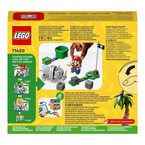 LEGO Set De Construccion Rambi, El Rinoceronte Set De Expansion: Donkey Kong Super Mario* Puzzles Y Construcciones