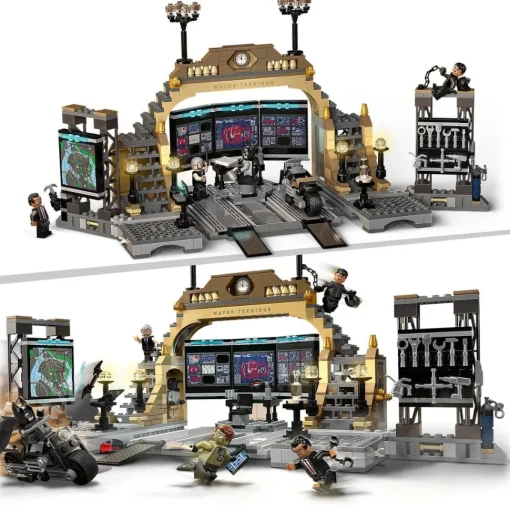 LEGO Set De Construccion The Batman Batcueva: Combate Batman Contra The Riddler Dc* Puzzles Y Construcciones