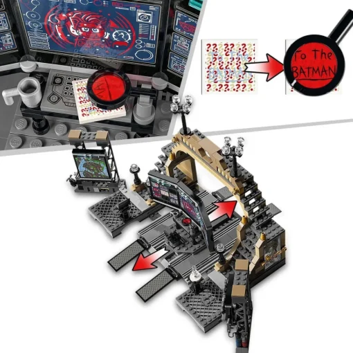 LEGO Set De Construccion The Batman Batcueva: Combate Batman Contra The Riddler Dc* Puzzles Y Construcciones
