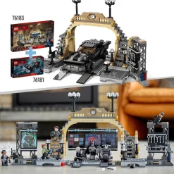 LEGO Set De Construccion The Batman Batcueva: Combate Batman Contra The Riddler Dc* Puzzles Y Construcciones