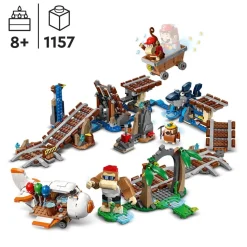 LEGO Set De Construccion Vagoneta Minera De Diddy Kong Set De Expansion: Donkey Kong Super Mario* Puzzles Y Construcciones
