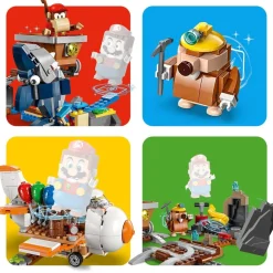 LEGO Set De Construccion Vagoneta Minera De Diddy Kong Set De Expansion: Donkey Kong Super Mario* Puzzles Y Construcciones