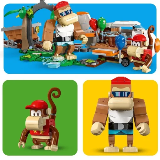 LEGO Set De Construccion Vagoneta Minera De Diddy Kong Set De Expansion: Donkey Kong Super Mario* Puzzles Y Construcciones