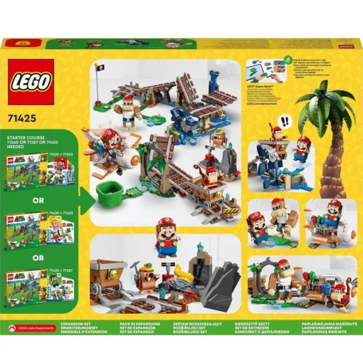 LEGO Set De Construccion Vagoneta Minera De Diddy Kong Set De Expansion: Donkey Kong Super Mario* Puzzles Y Construcciones
