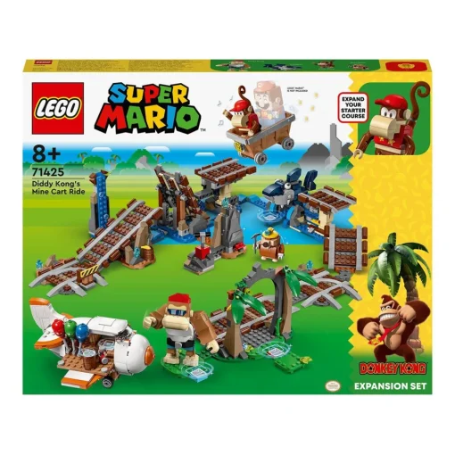 LEGO Set De Construccion Vagoneta Minera De Diddy Kong Set De Expansion: Donkey Kong Super Mario* Puzzles Y Construcciones